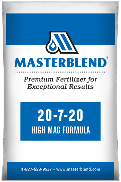 20-7-20 High Mag Formula Masterblend water-soluble fertilizer