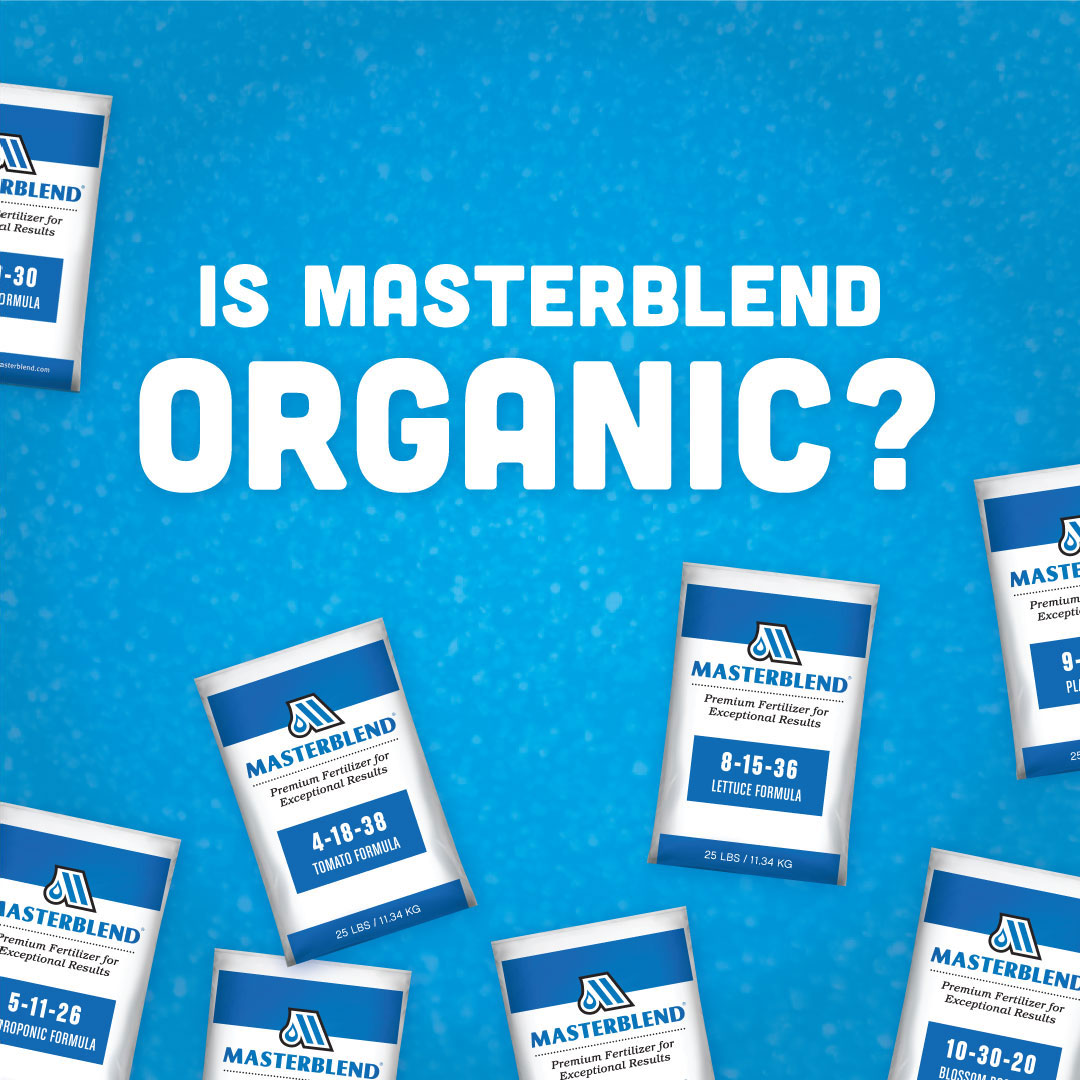 Is Masterblend Organic?